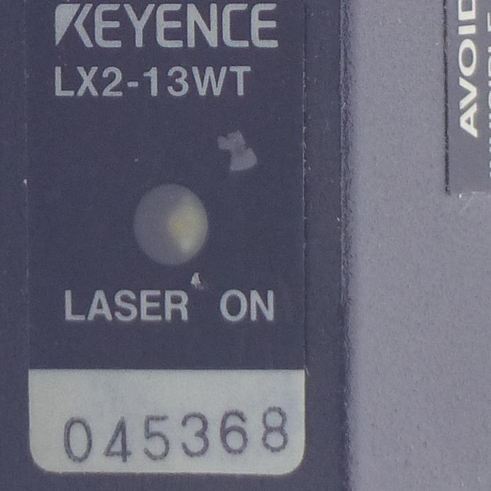 Produktfoto 2 von KEYENCE Laser-Lichtschrankensensor LX2-13WT