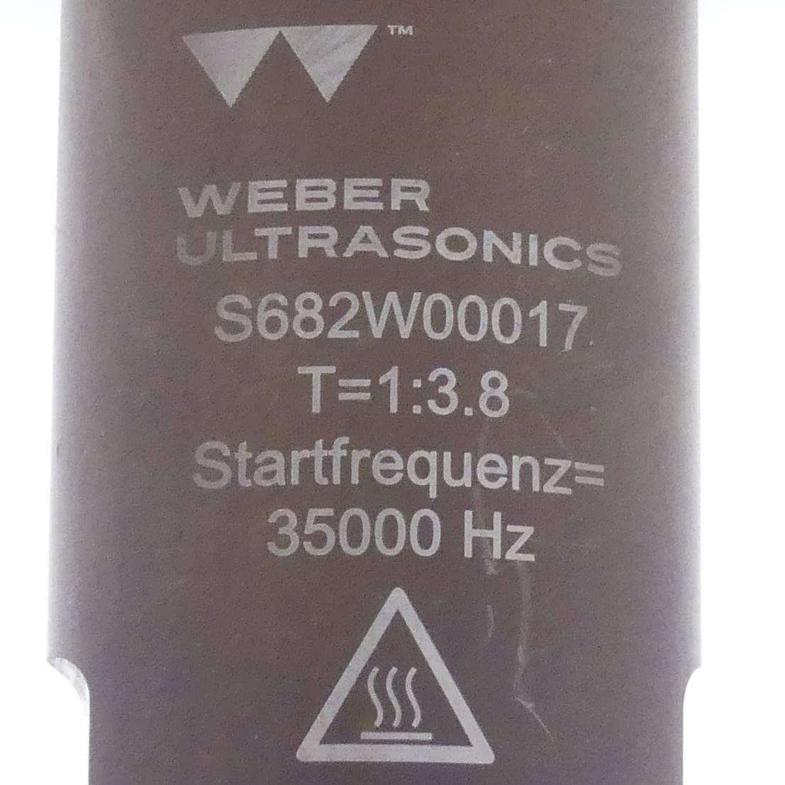 Produktfoto 2 von WEBER ULTRASONICS Sonotrode T=1:3.8