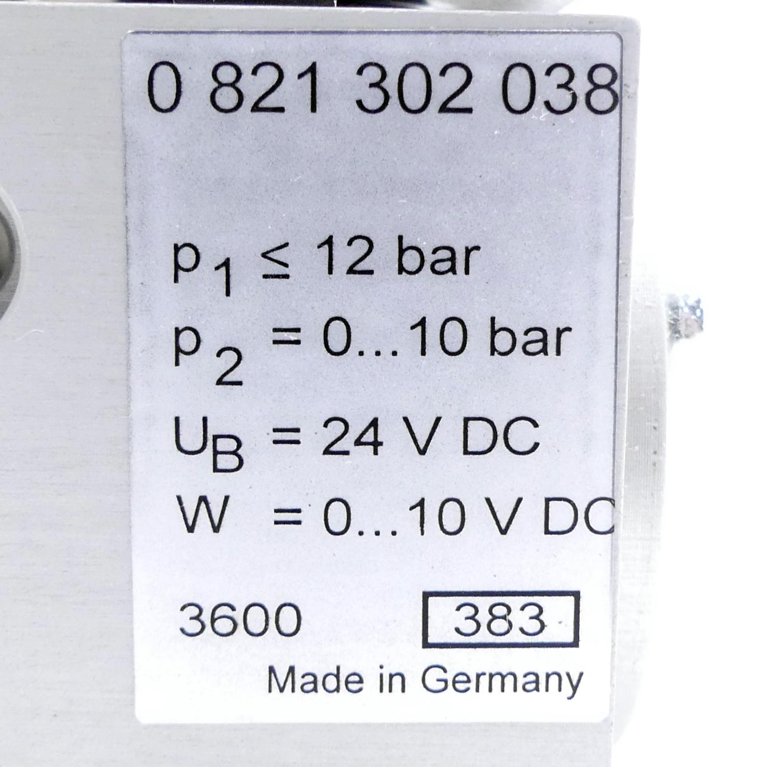 Produktfoto 2 von BOSCH REXROTH Proportional Druckregelventil PDV