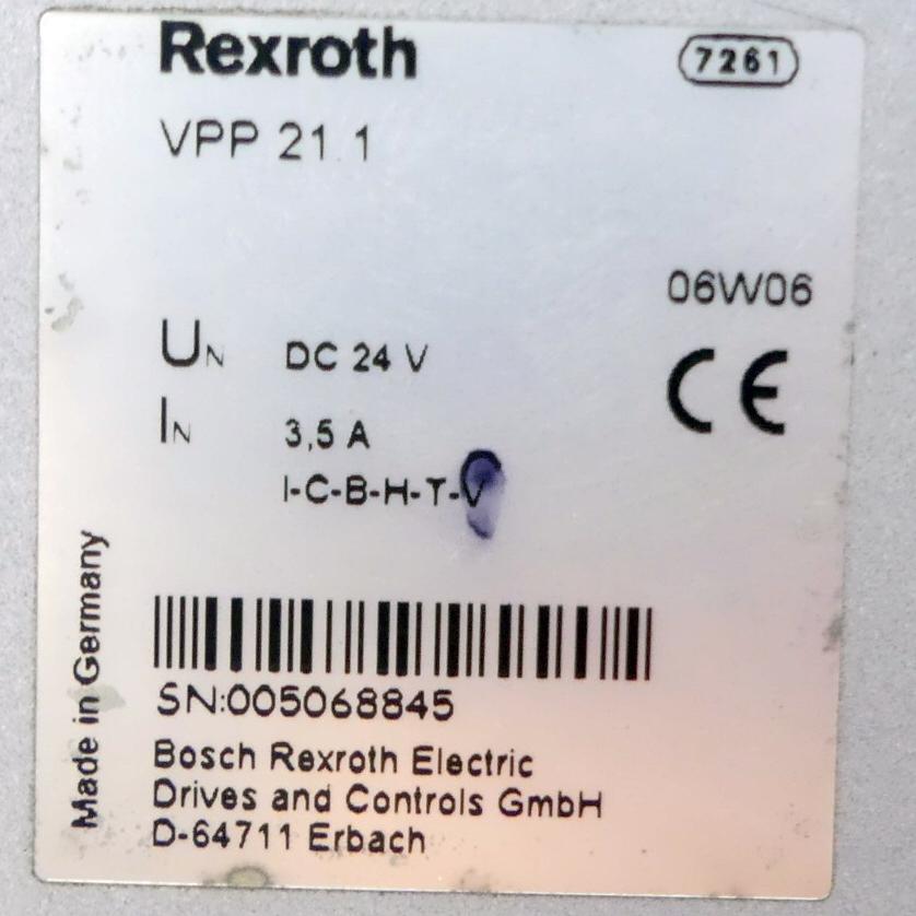 Produktfoto 2 von REXROTH IndraControl VPP 21