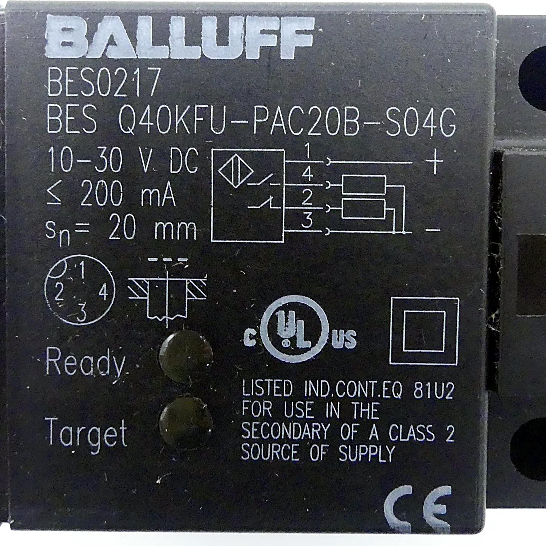 Produktfoto 2 von BALLUFF Induktiver Sensor BES0217