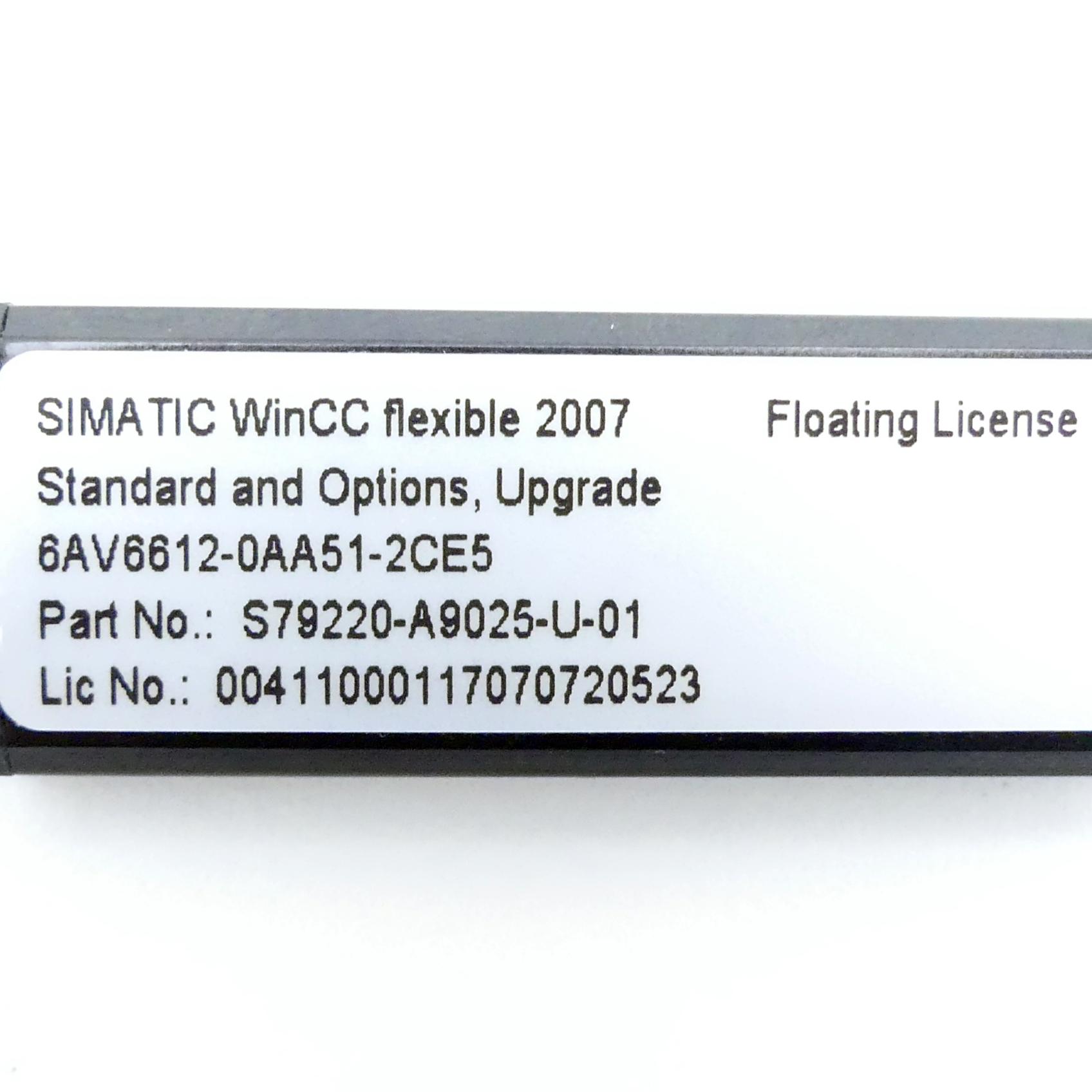 Produktfoto 2 von SIEMENS Simatic WinCC flexible 2007 Standard and Options Upgrade Floating License