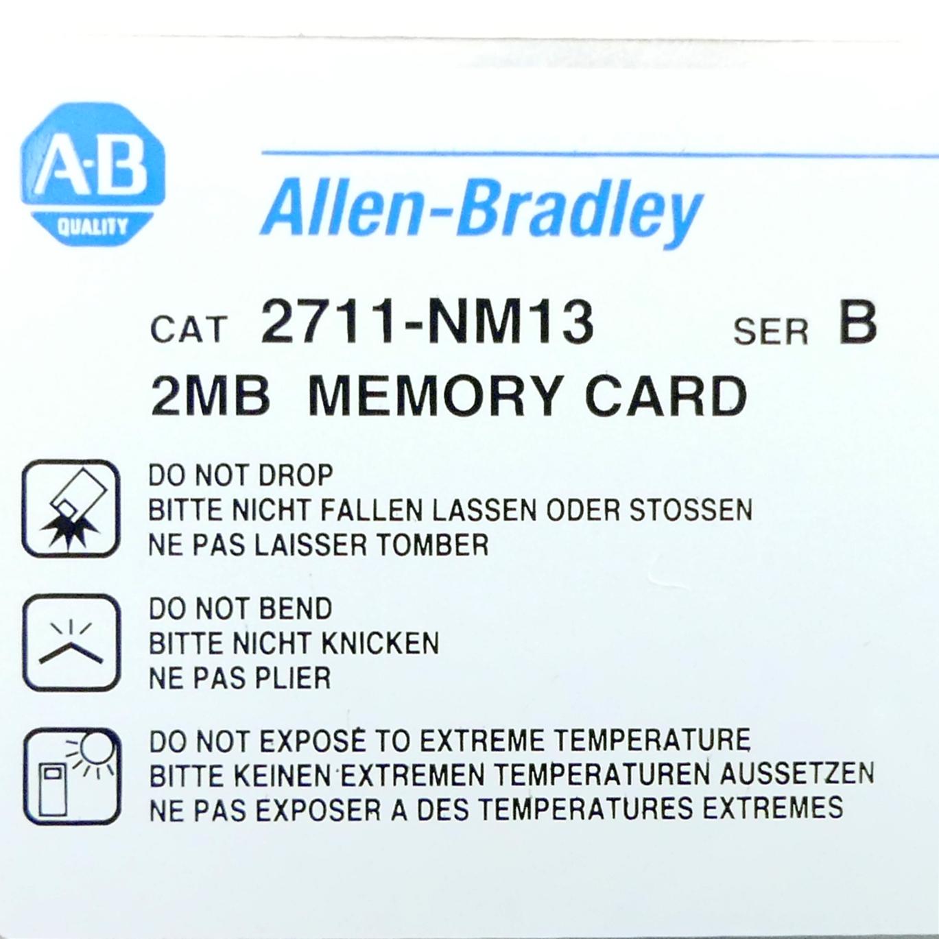 Produktfoto 2 von ALLEN-BRADLEY Speicherkarte