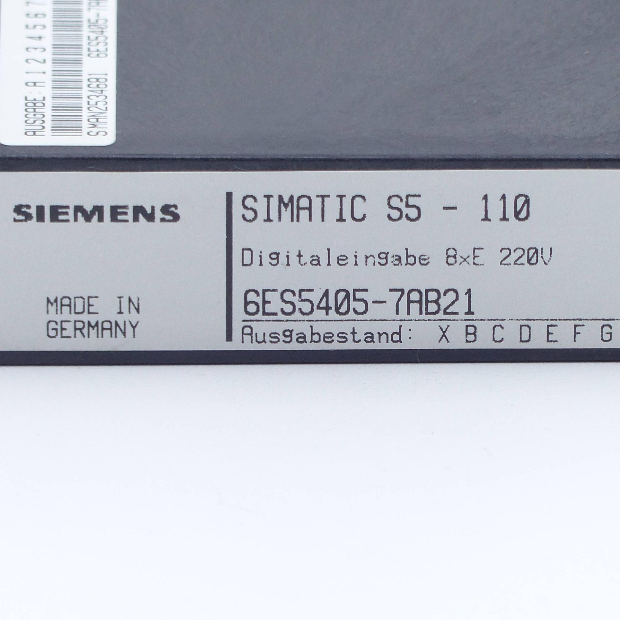 Produktfoto 2 von SIEMENS Digitaleingabe Simatic S5 - 110