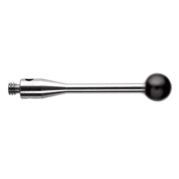 Taststift M2; Siliciumnitridkugel=4mm; Länge 22mm; eff. Messlänge=22mm; Schaft rostfreier Stahl 1.5mm;