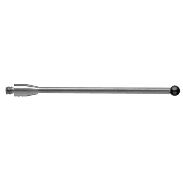 Taststift M3; Siliciumnitridkugel=3mm; Länge 51.5mm; eff. Messlänge=44mm; Schaft Hartmetall 2mm;