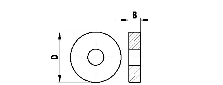 M5 Klemmscheibe, rostfreier Stahl, für Sterntastereinsätze, D 11 mm, für Zeiss Anwendungen