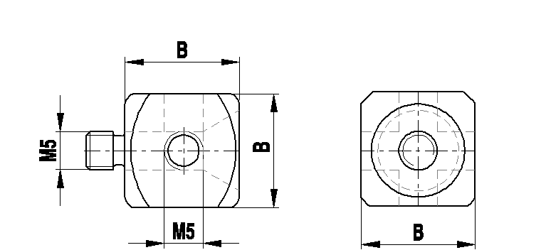 M5 Titanwürfel, 13 g, für Zeiss Anwendungen