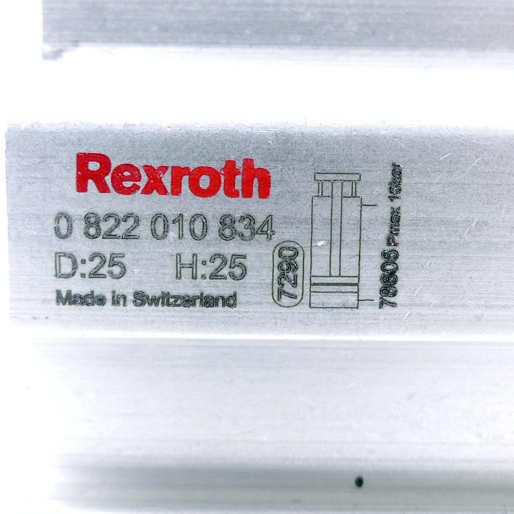 Produktfoto 2 von REXROTH Pneumatikzylinder 0 822 010 834