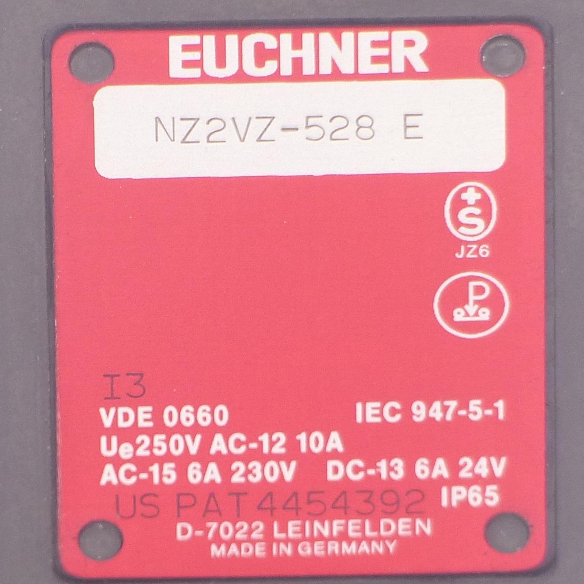 Produktfoto 2 von EUCHNER Sicherheitsschalter NZ2 VZ-528 E