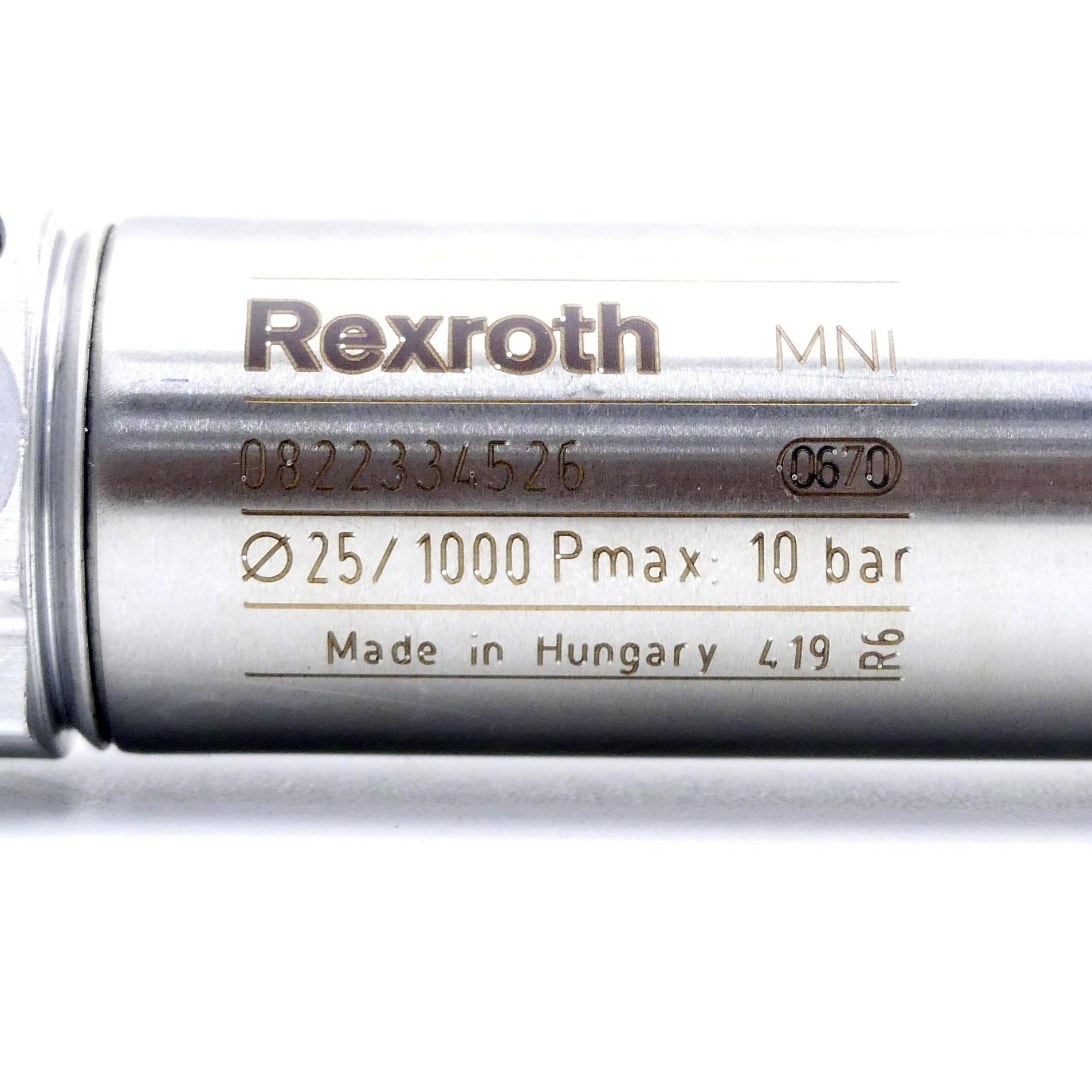 Produktfoto 2 von REXROTH Rundzylinder 0822334526