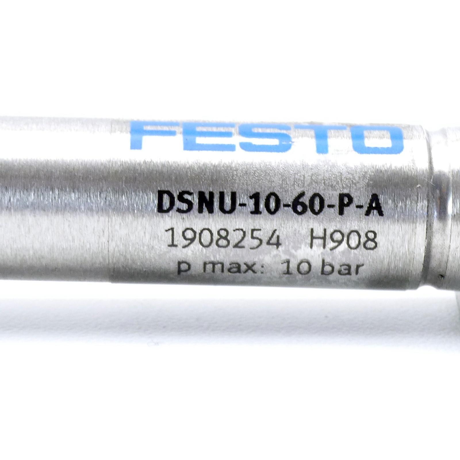 Produktfoto 2 von FESTO Rundzylinder DSNU-10-60-P-A