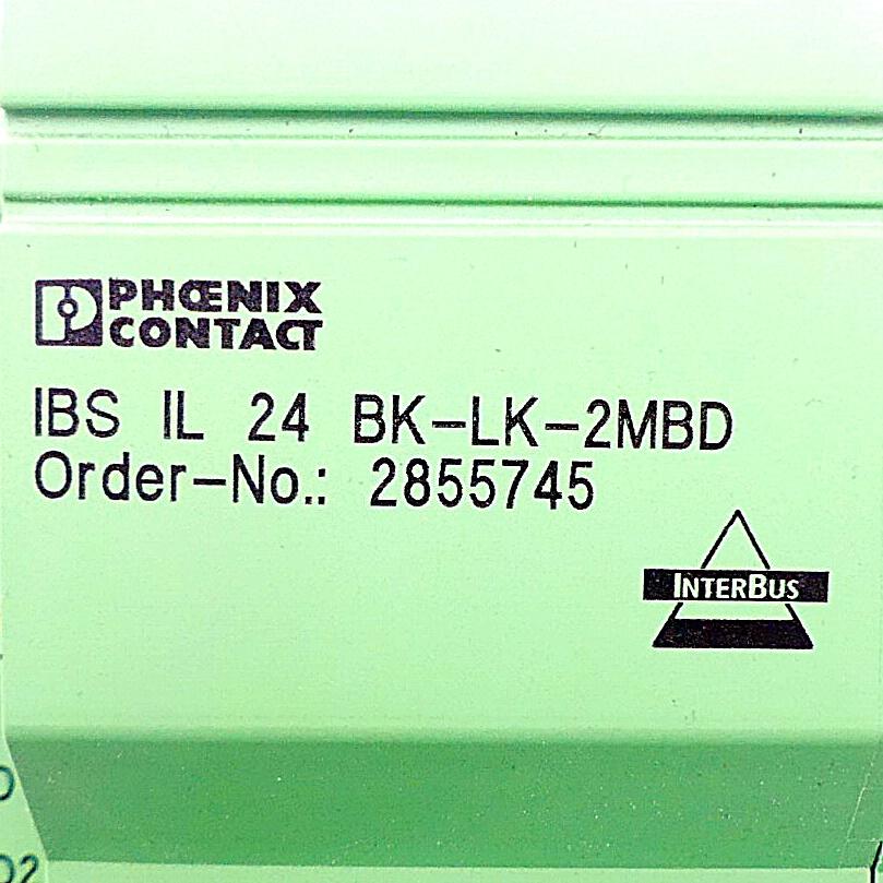 Produktfoto 2 von PHOENIX CONTACT Buskoppler IBS IL 24 BK-LK-2MBD