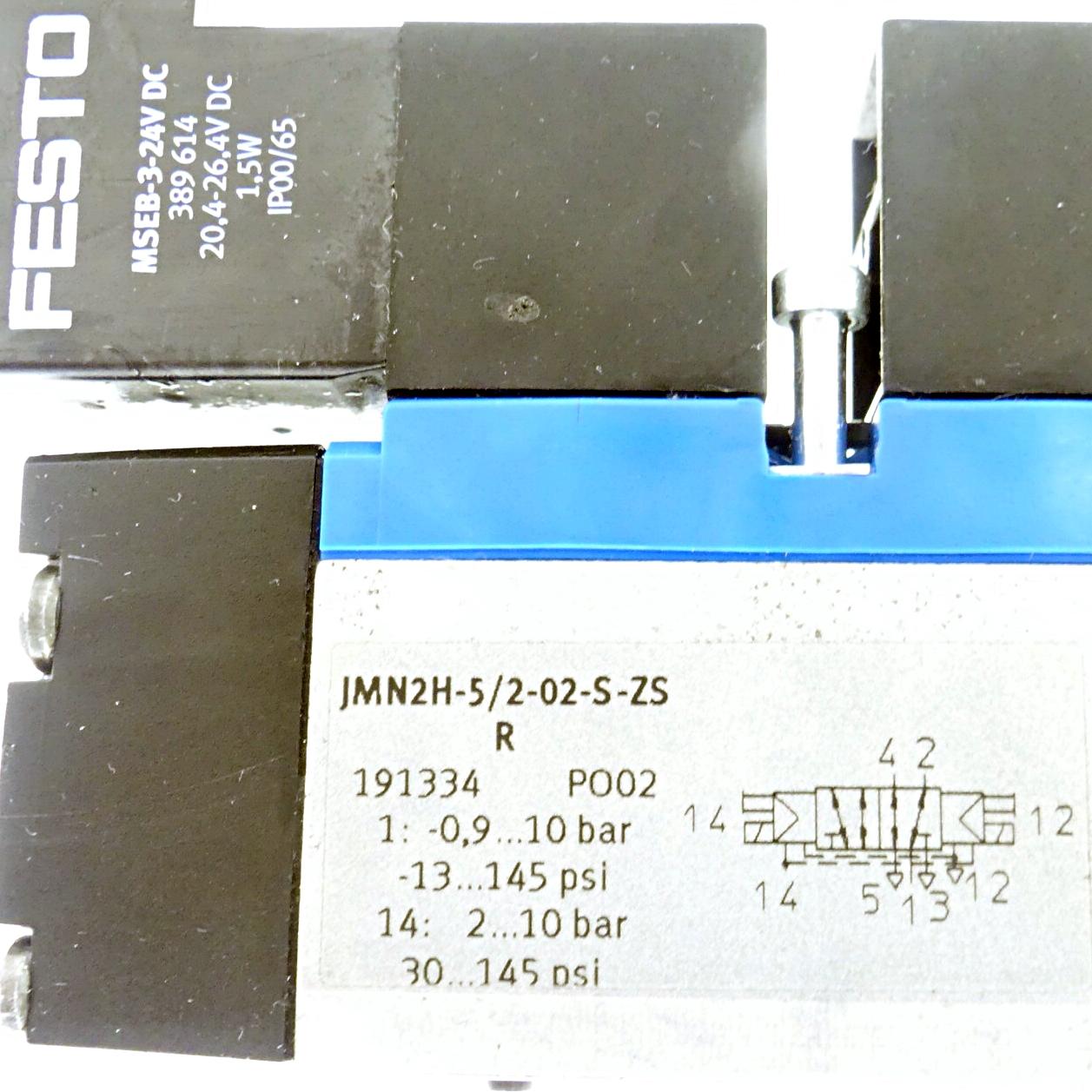 Produktfoto 2 von FESTO Magnetventil JMN2H-5/2-02-S-ZS