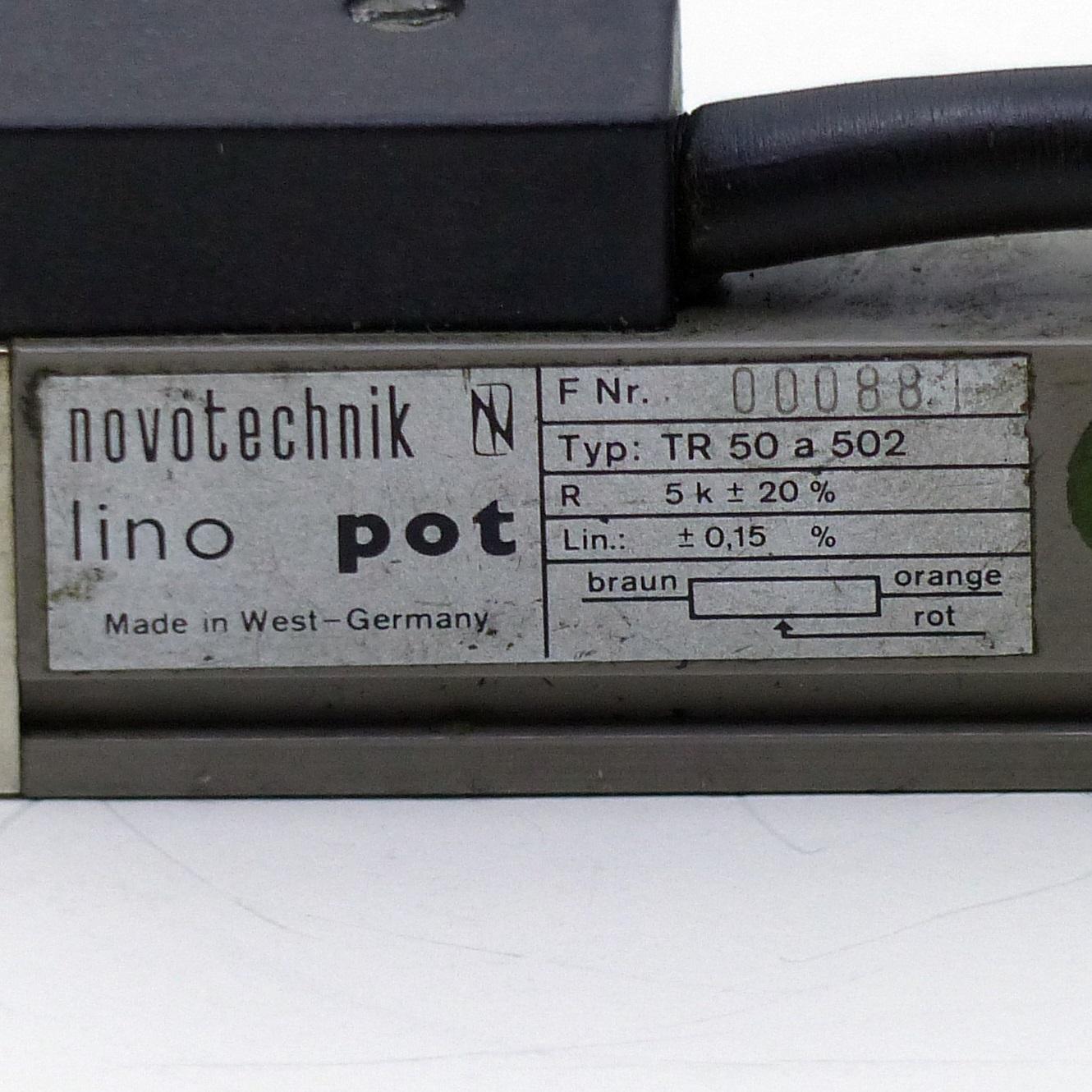 Produktfoto 2 von NOVOTECHNIK Potentiometrischer Wegtaster TR 50 a 502