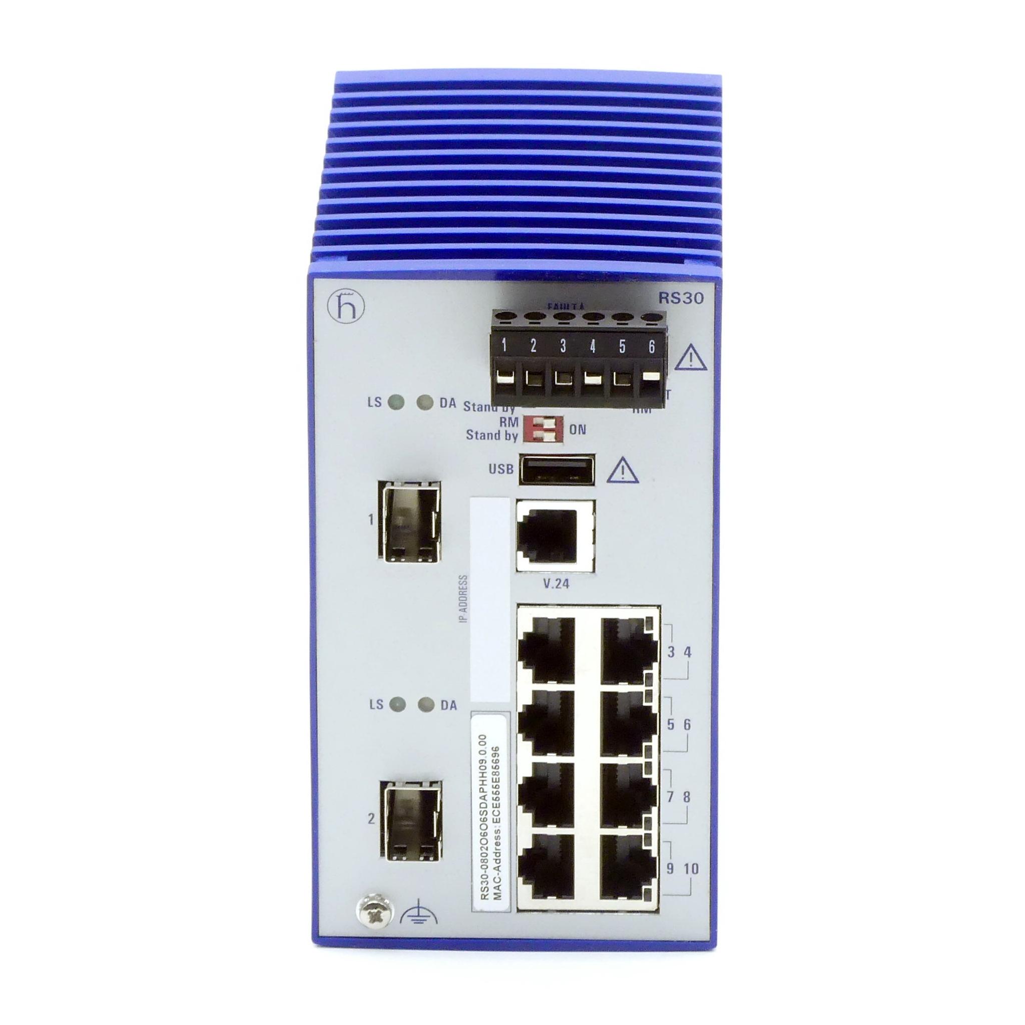 Produktfoto 6 von HIRSCHMANN Industrieller Ethernet-Rail-Switch RS30