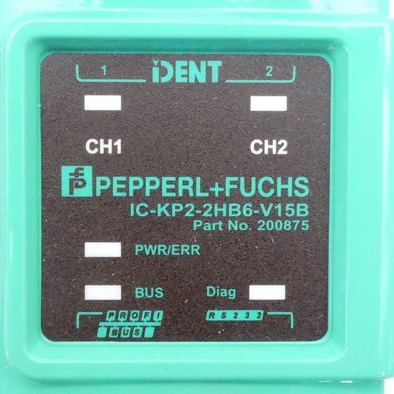 Produktfoto 2 von PEPPERL+FUCHS Auswerteeinheit IC-KP2-2HB6-V15B