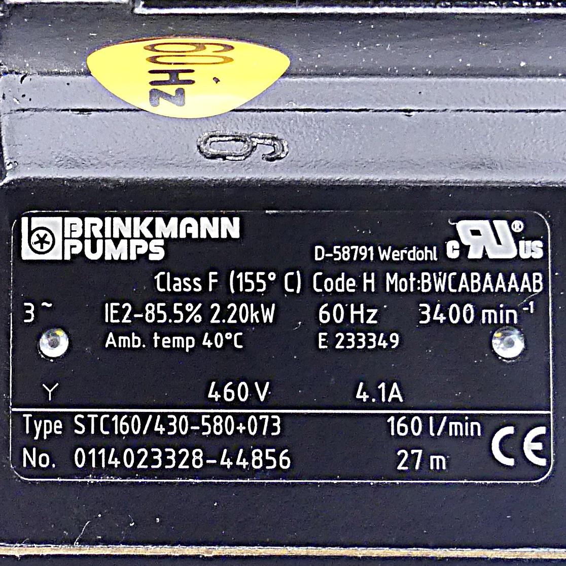 Produktfoto 2 von BRINKMANN PUMPS Tauchpumpe STC160/430-580+073