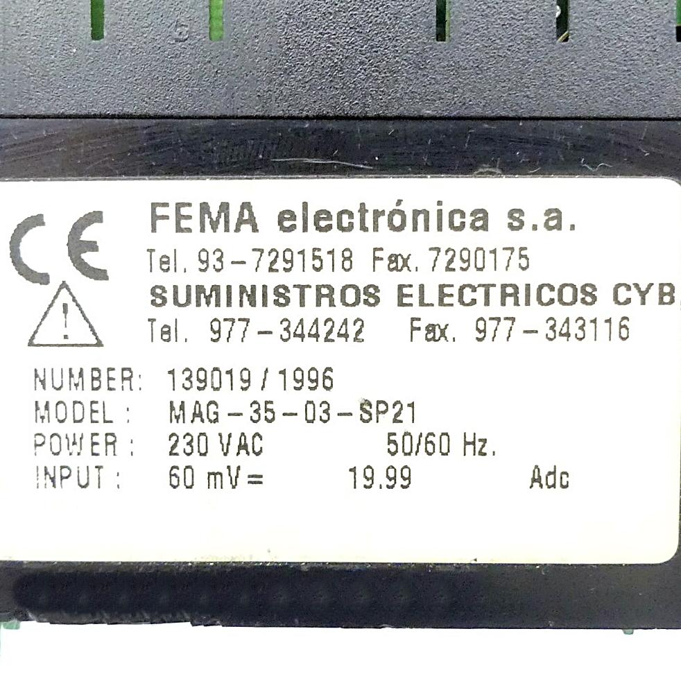 Produktfoto 2 von FEMA Multimeter MAG-35-03-SP21