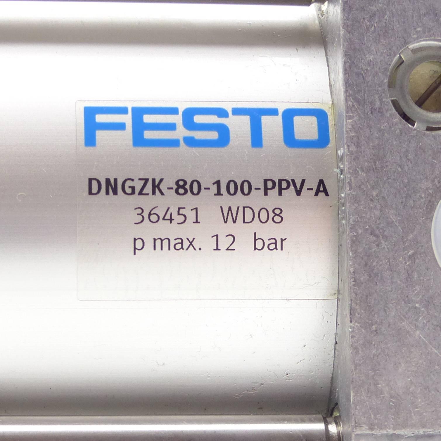 Produktfoto 2 von FESTO FESTO Kompaktzylinder DBGZK-80-100-PPV-A