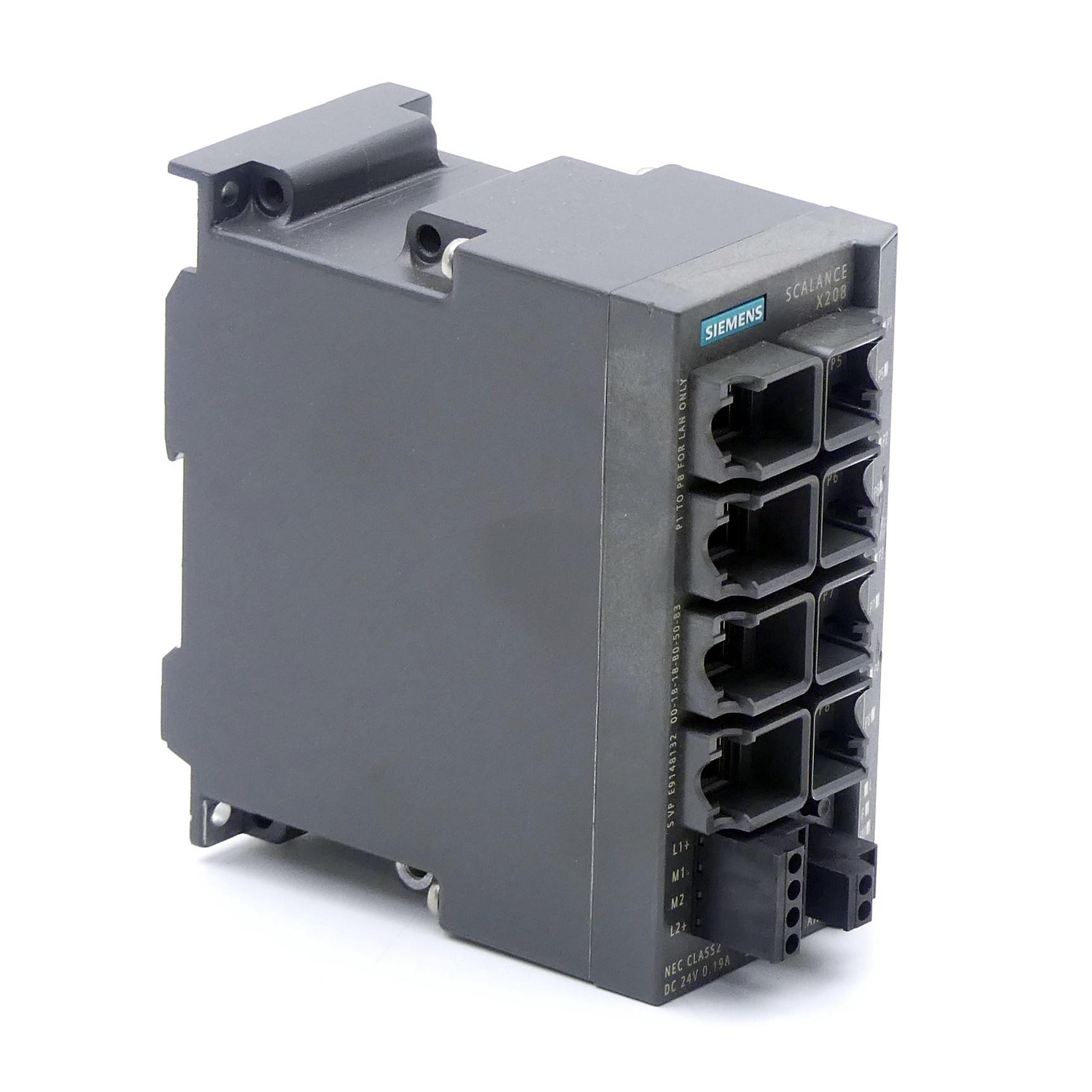 Produktfoto 1 von SIEMENS SIMATIC Net Industrial Ethernet Switch Scalance X208