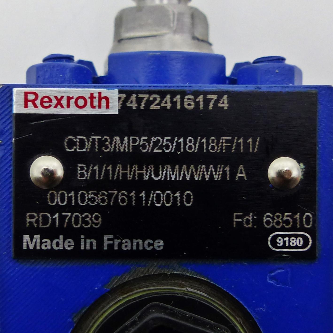 Produktfoto 2 von REXROTH Hydraulikzylinder