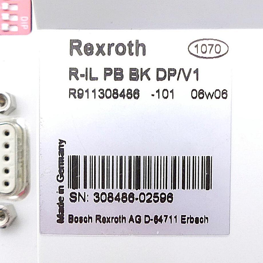 Produktfoto 2 von REXROTH PROFIBUS-Buskoppler R-IL PB BK DP/V1