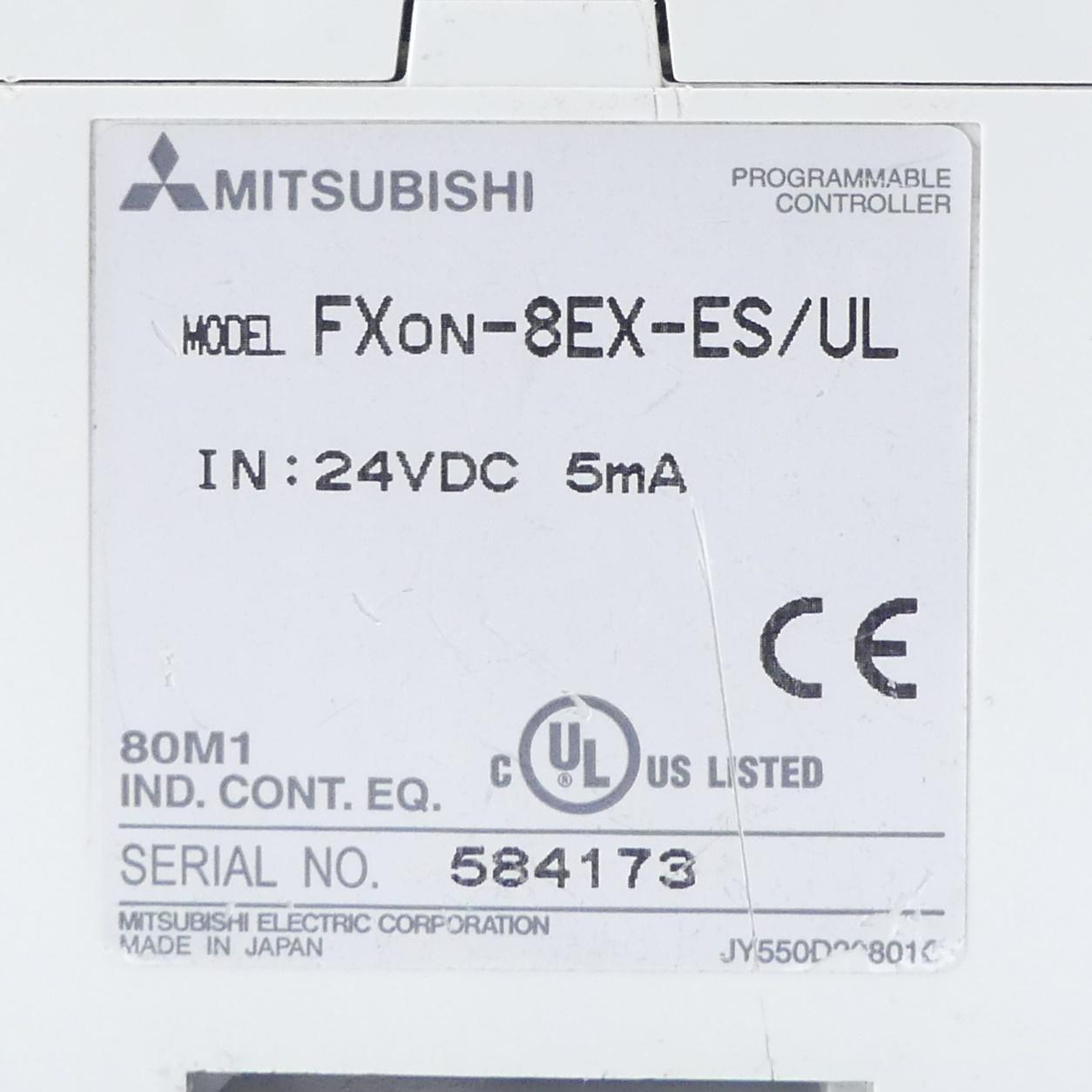 Produktfoto 2 von MITSUBISHI Erweiterungsmodul FXon-8EX