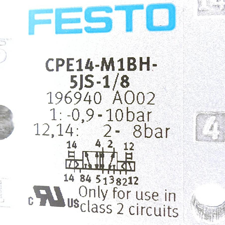 Produktfoto 2 von FESTO Magnetventil CPE14-M1BH-5JS-1/8