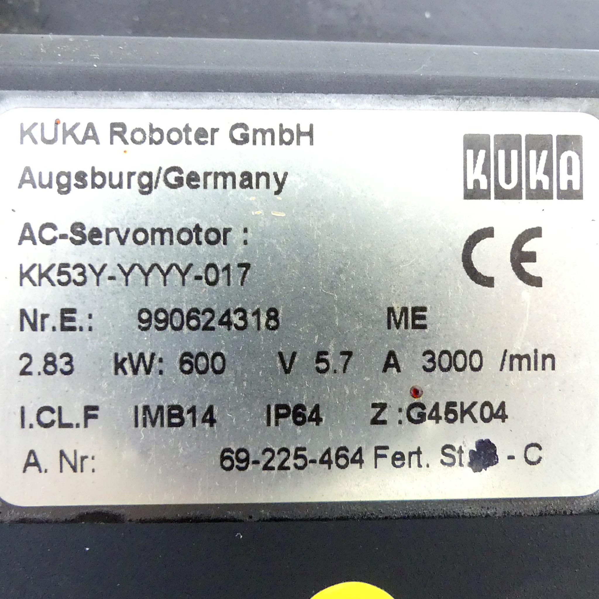 Produktfoto 2 von KUKA Servomotor KK53Y-YYYY-017