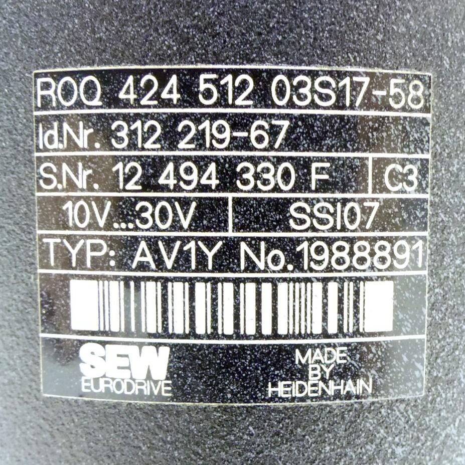 Produktfoto 2 von SEW-EURODRIVE Drehgeber ROQ 424 512 03S17-58