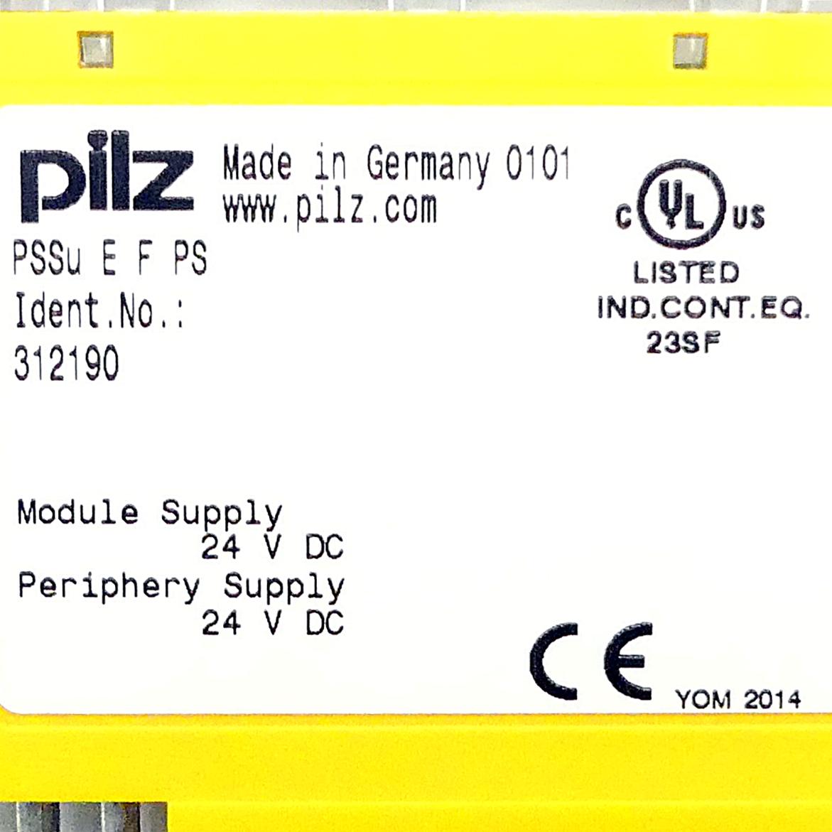 Produktfoto 2 von PILZ Elektronikmodul PSSu E F PS