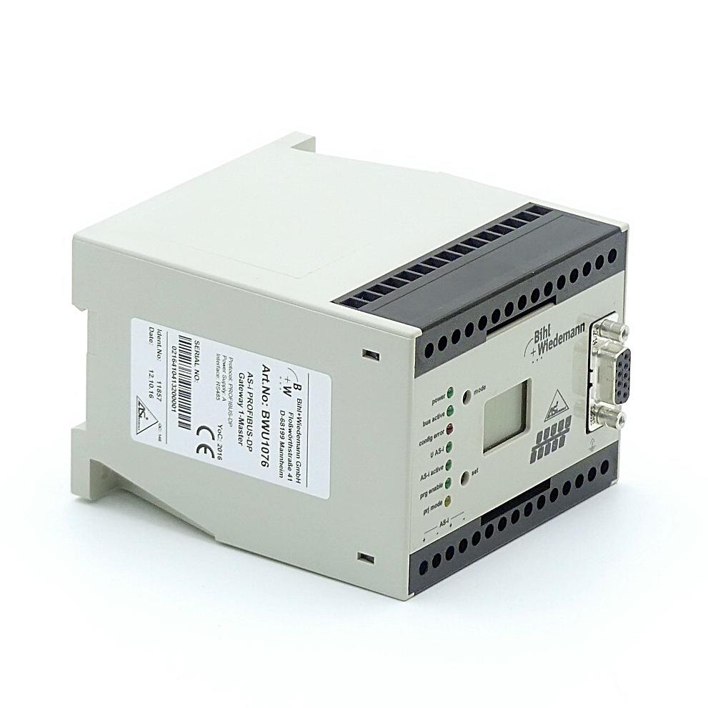 BIHL + WIEDEMANN AS-i PROFIBUS Netzkoppler BWU1076