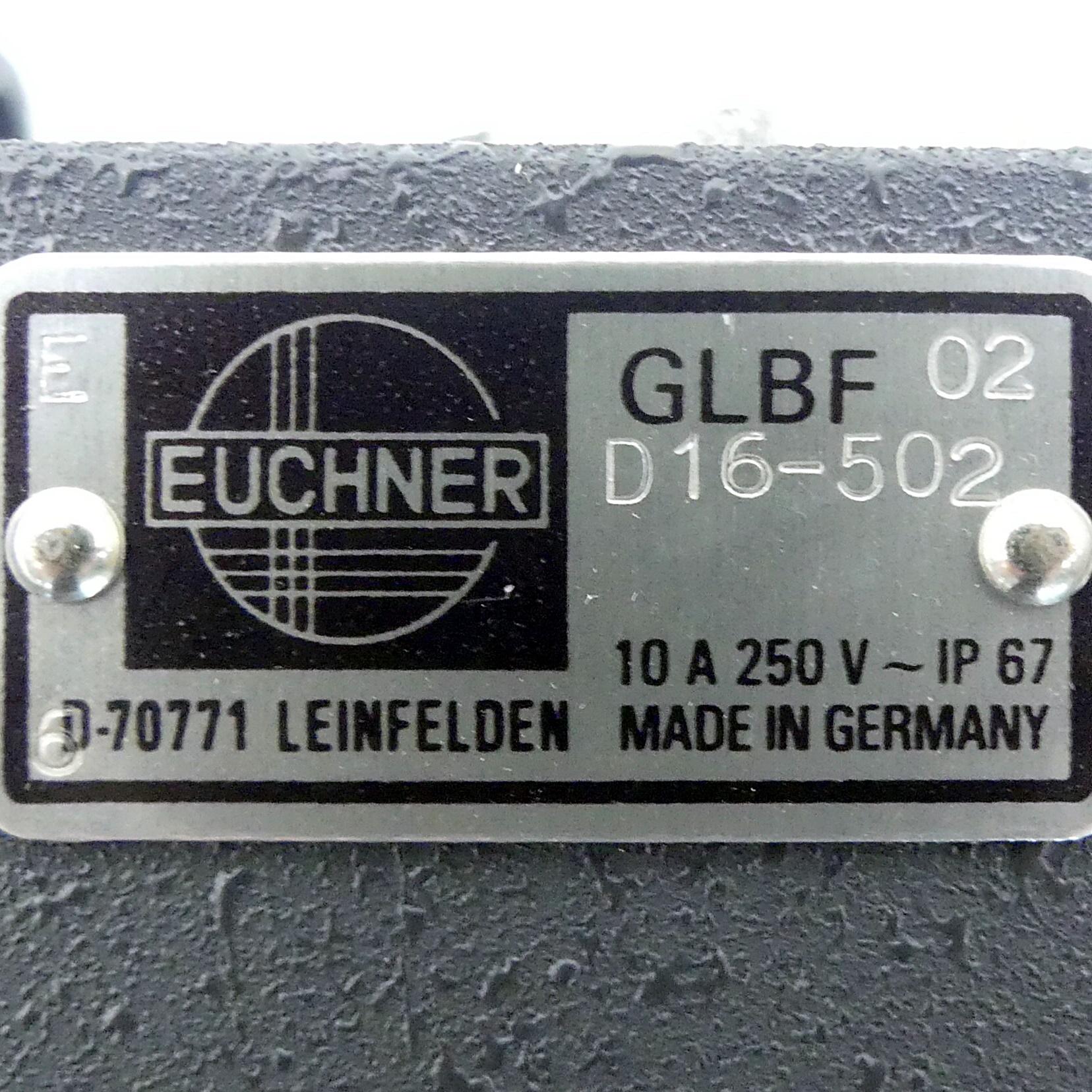 Produktfoto 2 von EUCHNER Reihenpositionschalter GLBF 2 D16-502