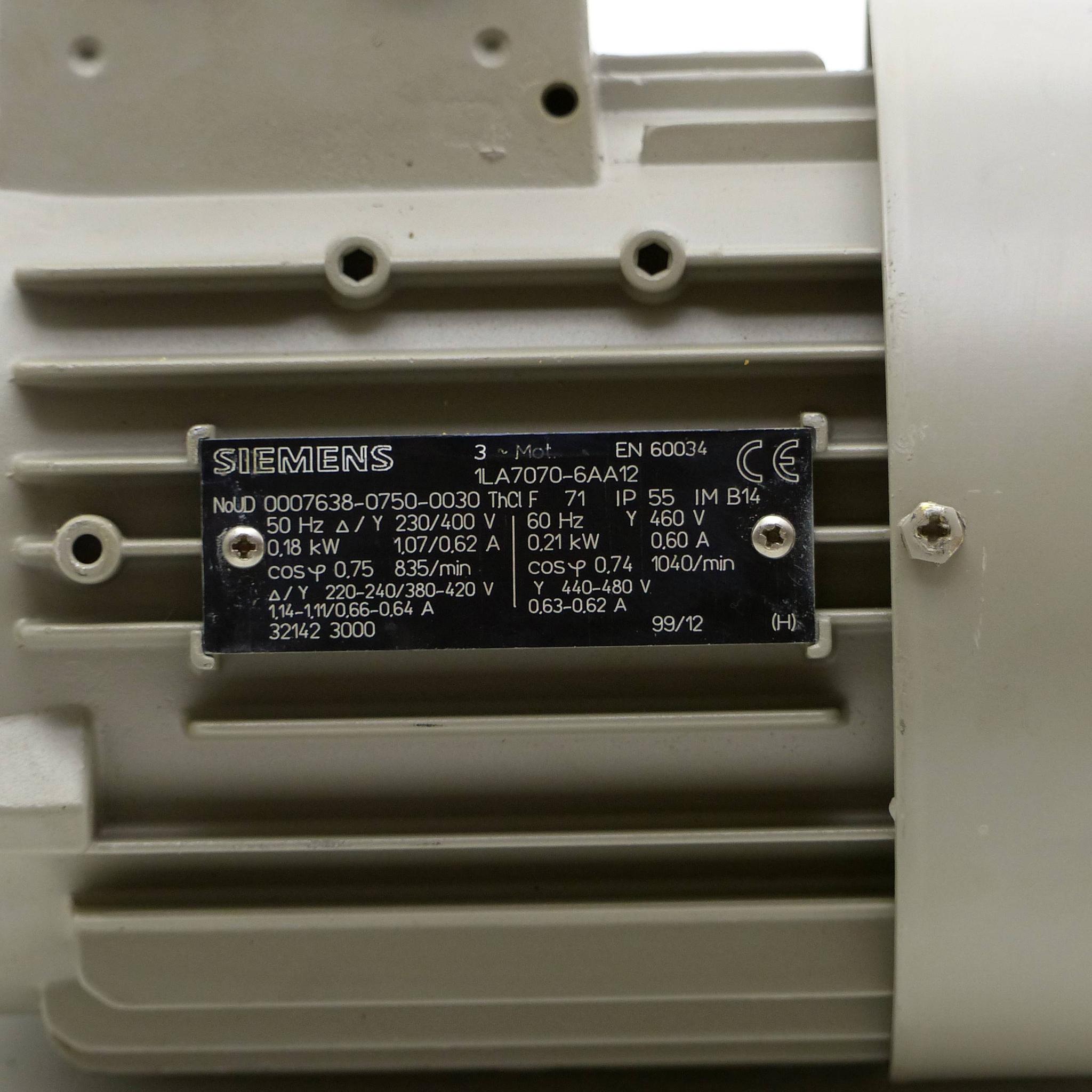 Produktfoto 2 von SIEMENS Drehstrommotor 1LA7070-6AA12