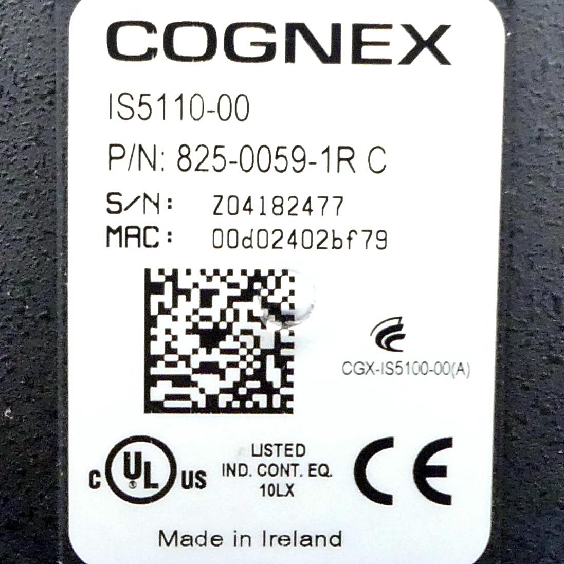 Produktfoto 2 von COGNEX In-Sight Industrie Kamera IS5110-00