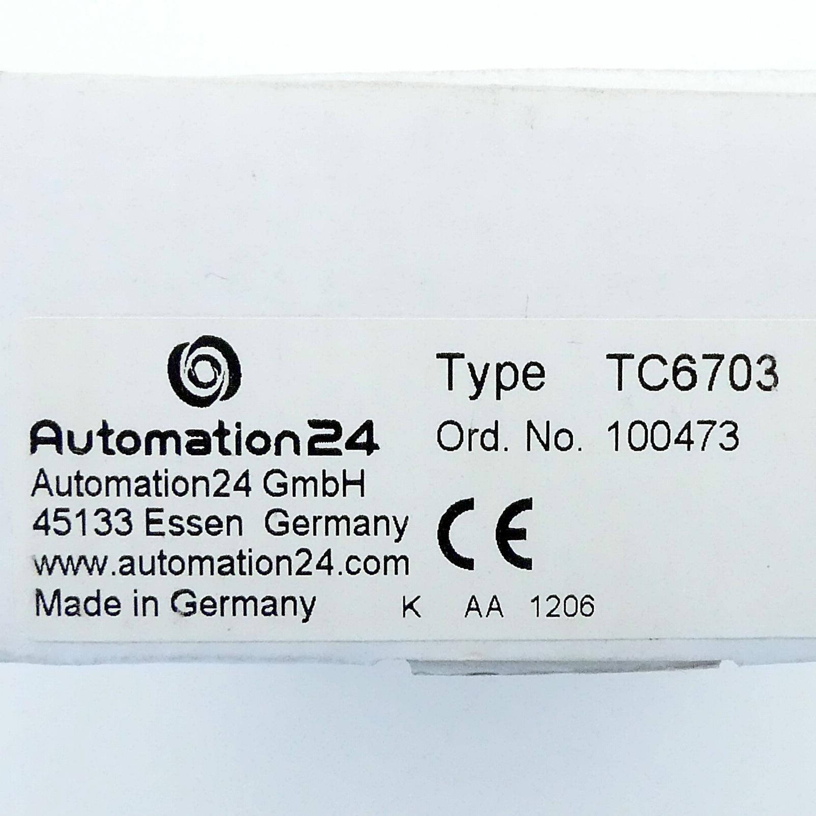 Produktfoto 2 von AUTOMATION 24 Elektronischer Temperatursensor TC6703