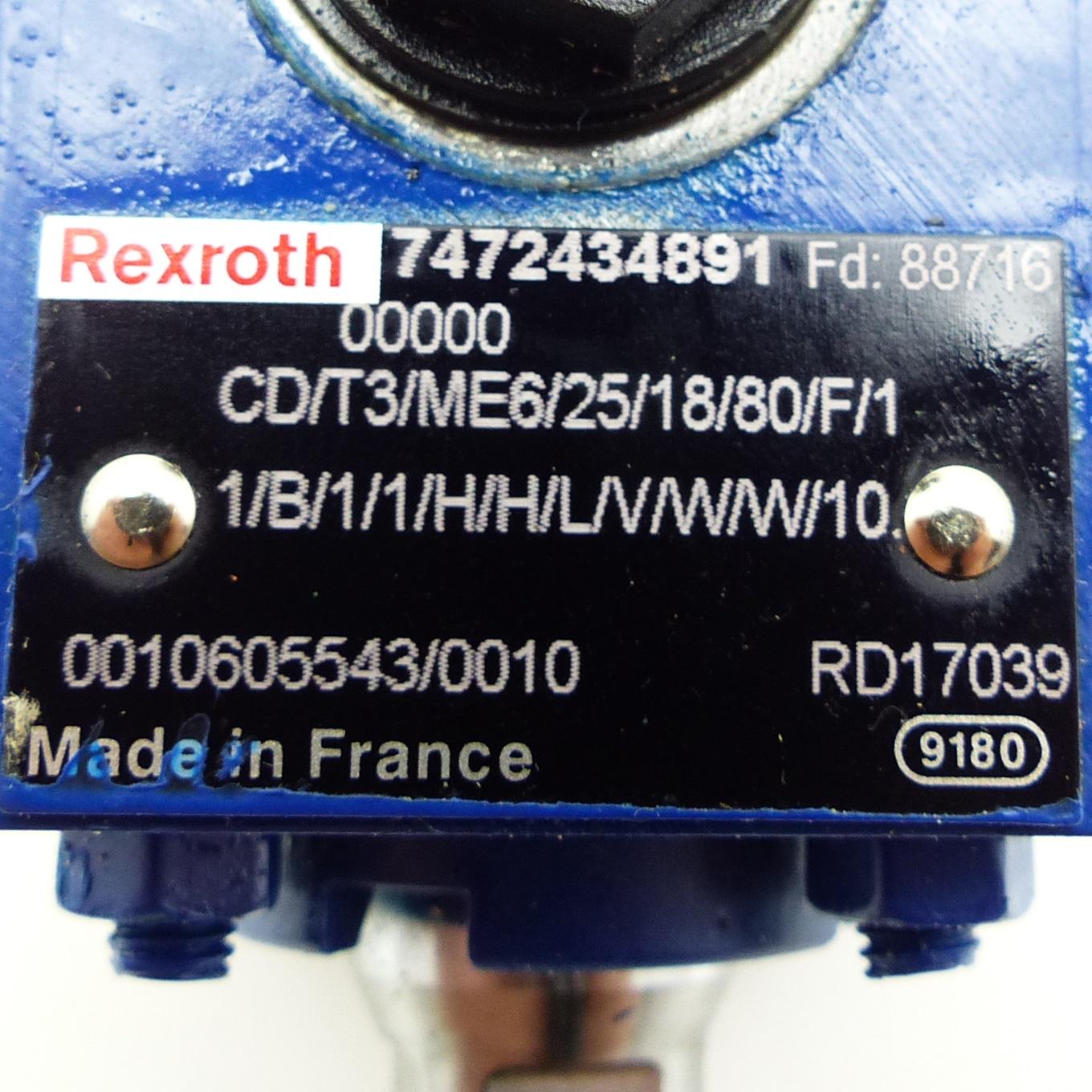 Produktfoto 2 von REXROTH Hydraulikzylinder RD17039