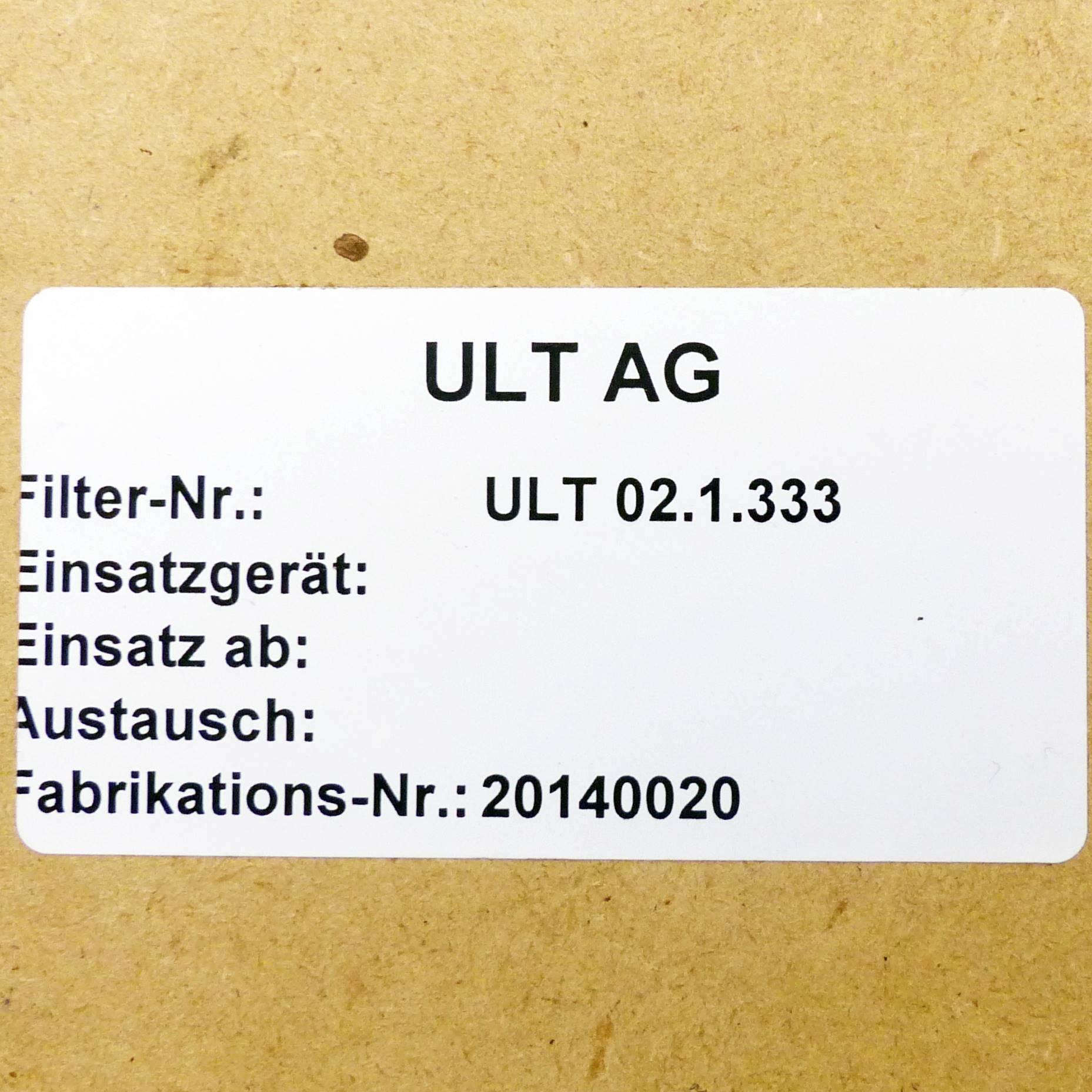 Produktfoto 2 von ULT_AG Kombinationsfilterkassette komplett