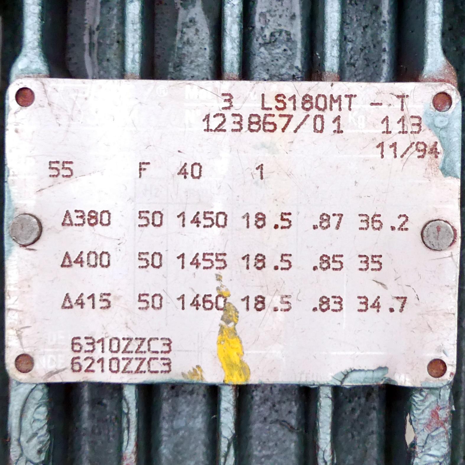 Produktfoto 2 von LEROY SOMER Drehstrommotor