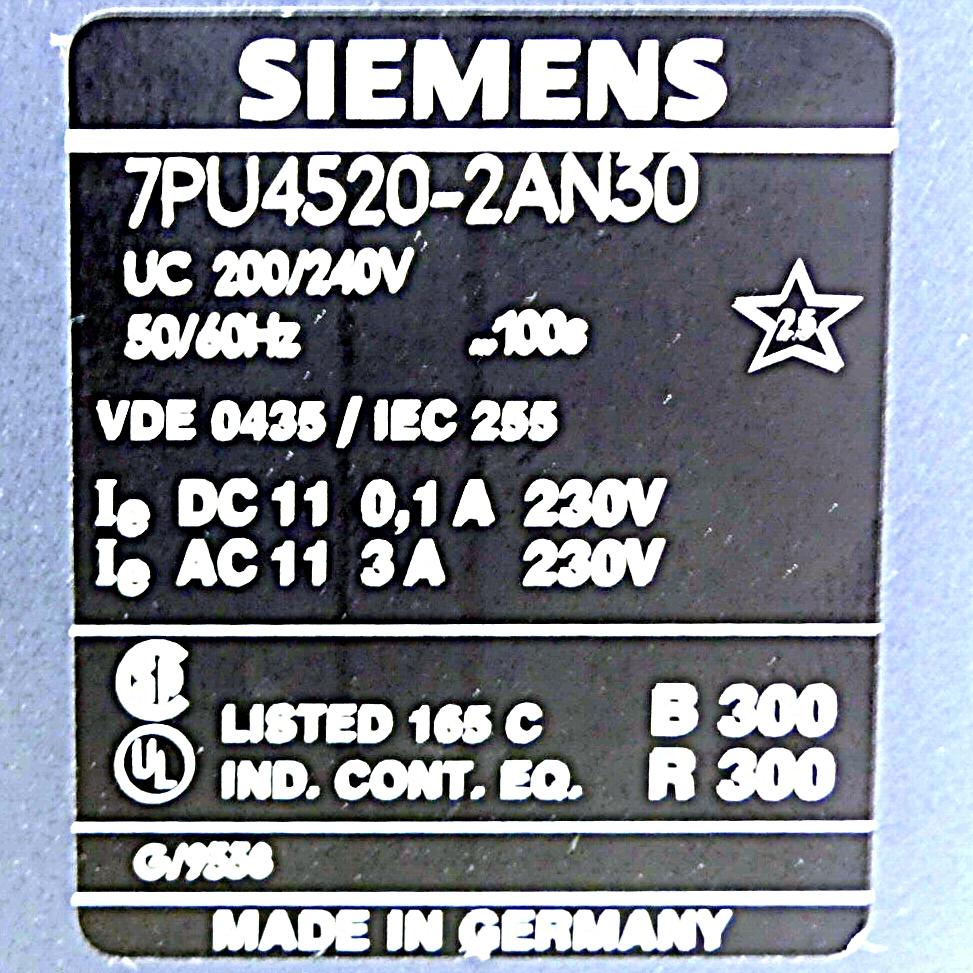 Produktfoto 3 von SIEMENS 2 Pieces Zeitrelais 7PU