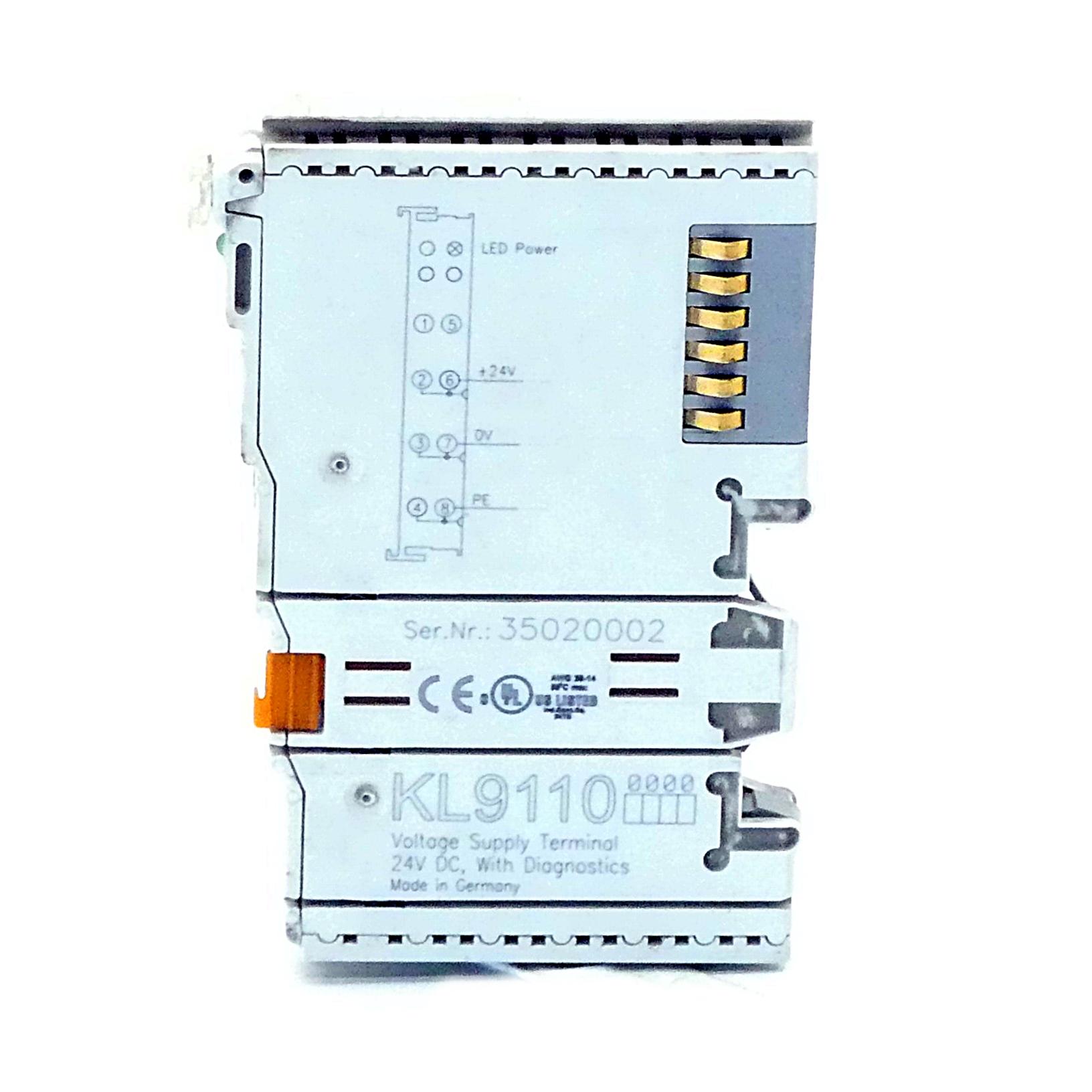 Produktfoto 3 von BECKHOFF Eingangsklemme KL9110 3 Stück