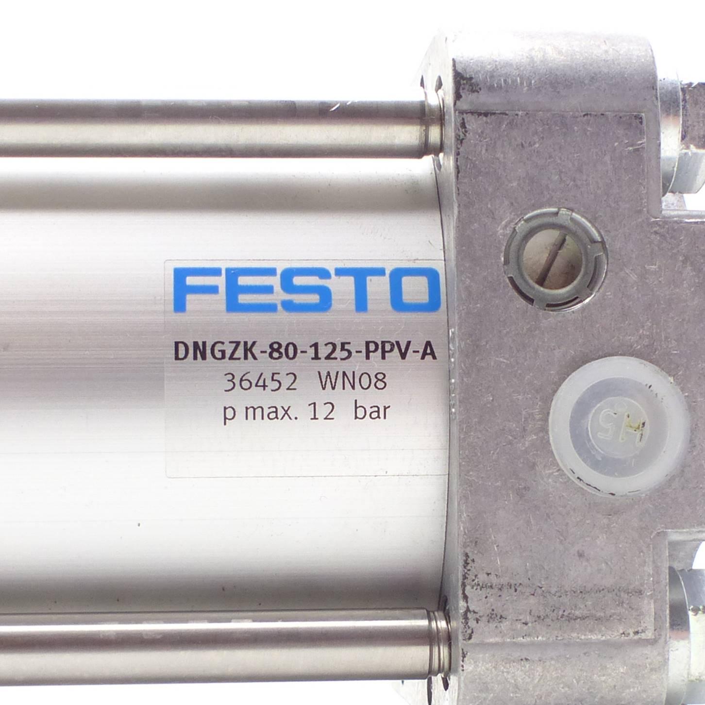 Produktfoto 2 von FESTO Normzylinder DNGZK-80-125-PPV-A