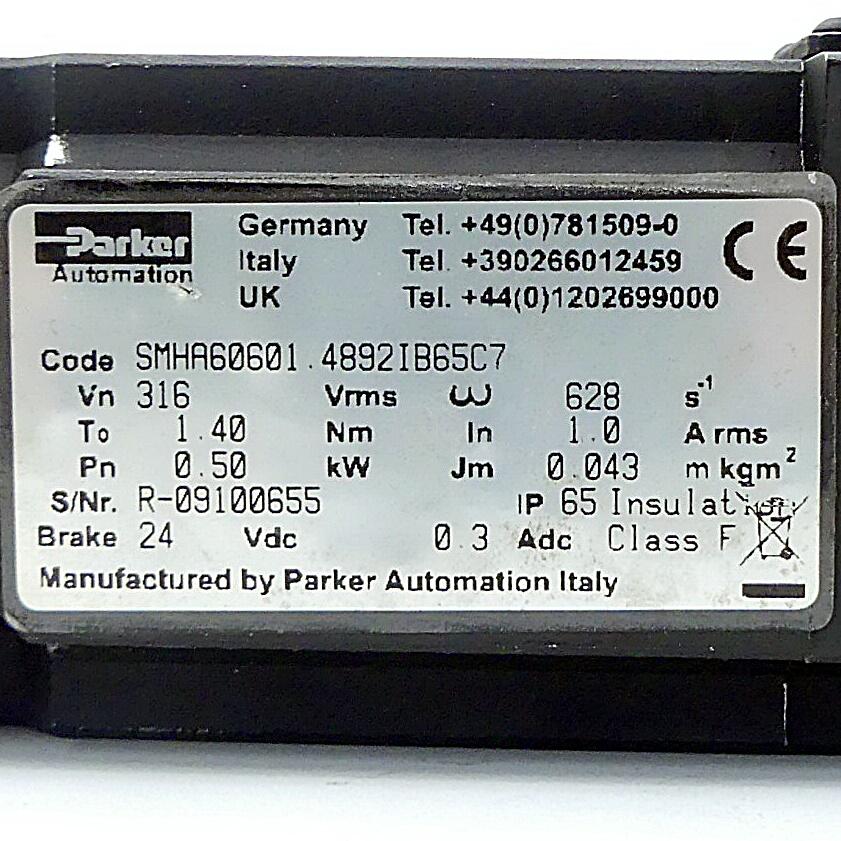 Produktfoto 2 von PARKER Servomotor SMHA60601