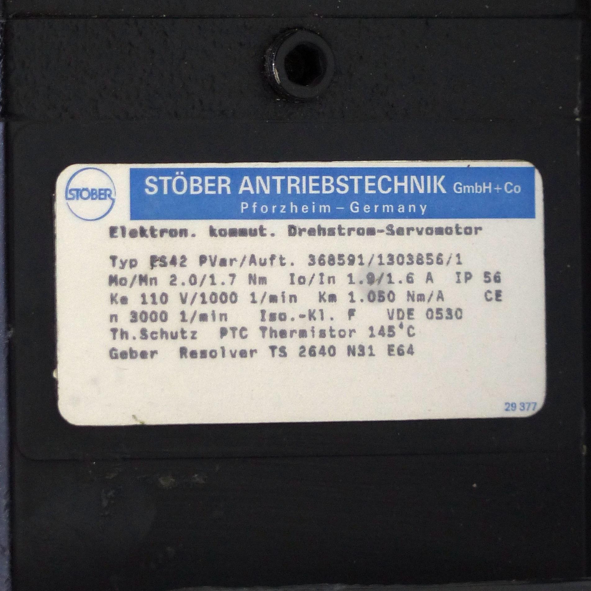 Produktfoto 2 von STÖBER Getriebemotor