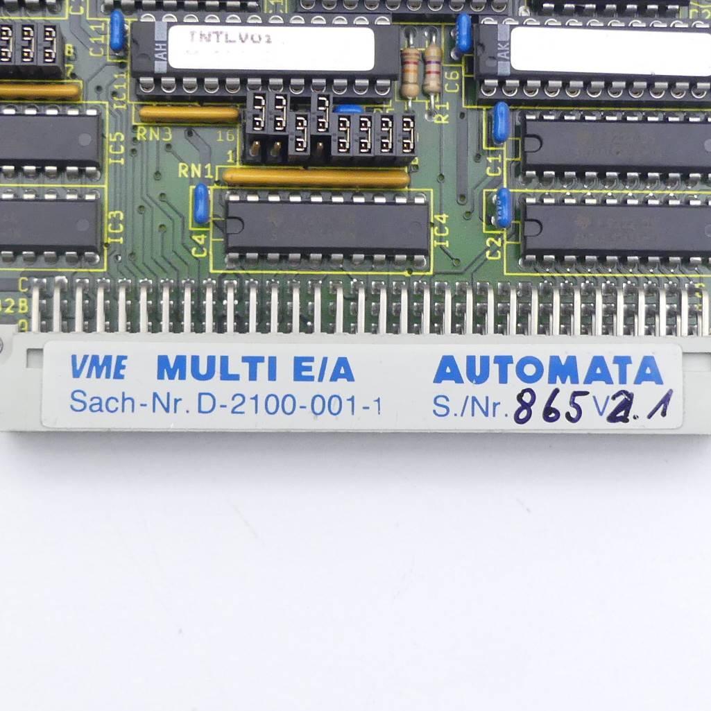 Produktfoto 2 von AUTOMATA VME MULTI E/A 3 Module