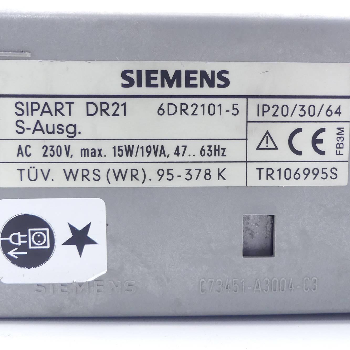 Produktfoto 2 von SIEMENS Kompaktregler SIPART DR21