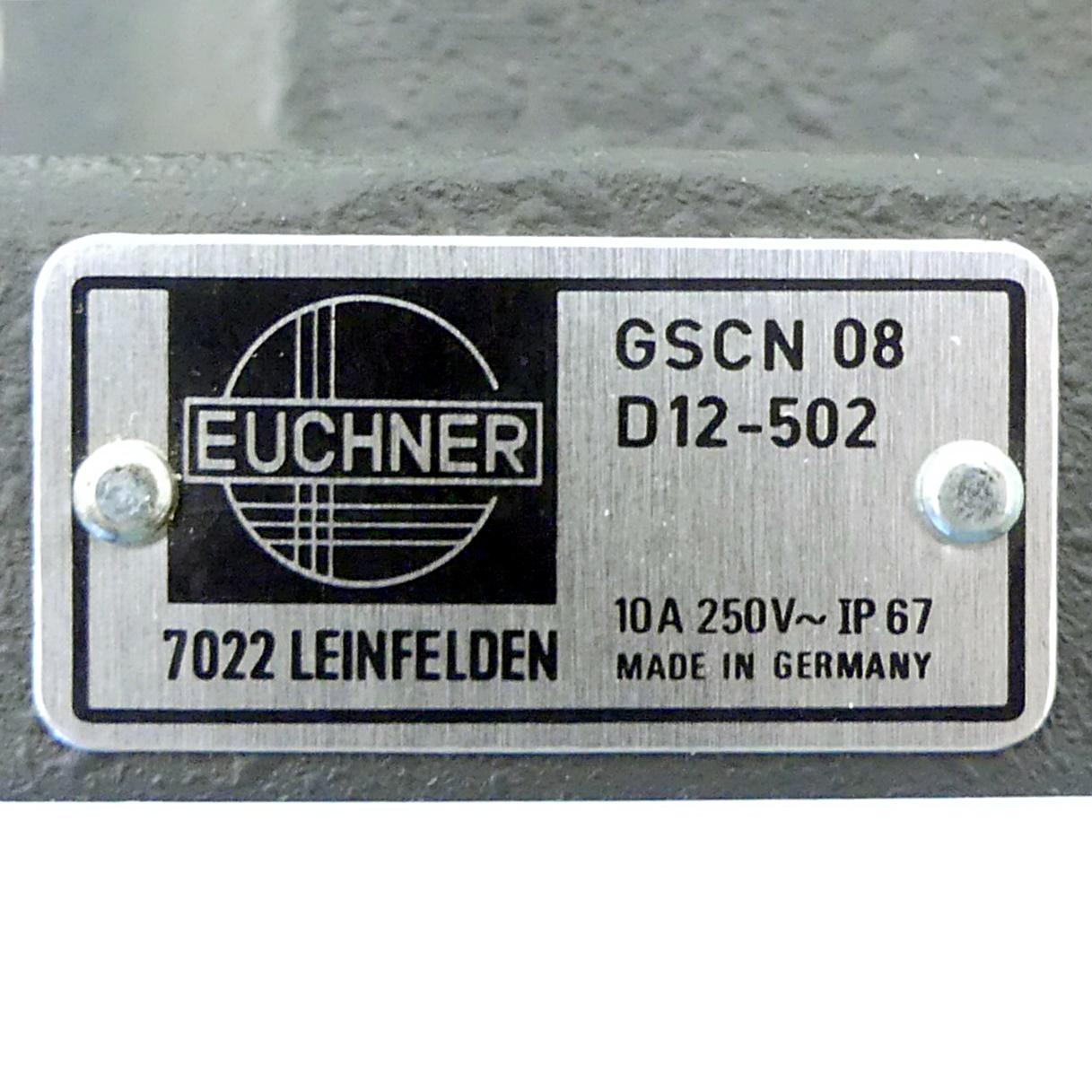 Produktfoto 2 von EUCHNER Reihenpositionsschalter GSCN 08 D12-502