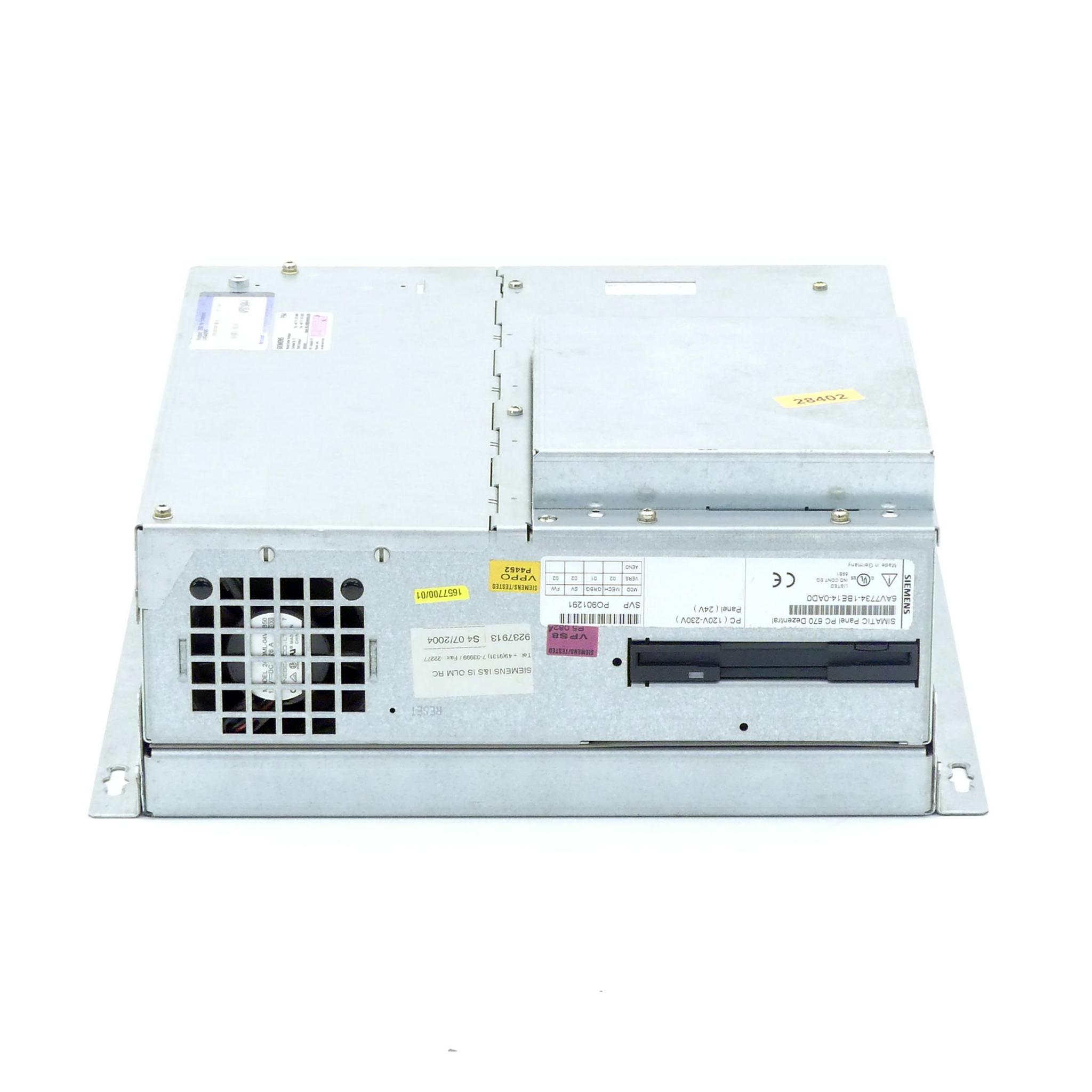 Produktfoto 4 von SIEMENS Industrie PC 6AV7734-1BE14-0AD0