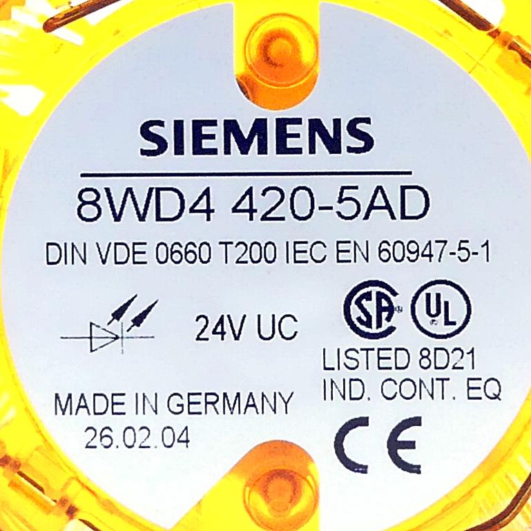 Produktfoto 2 von SIEMENS Dauerlichtelement gelb